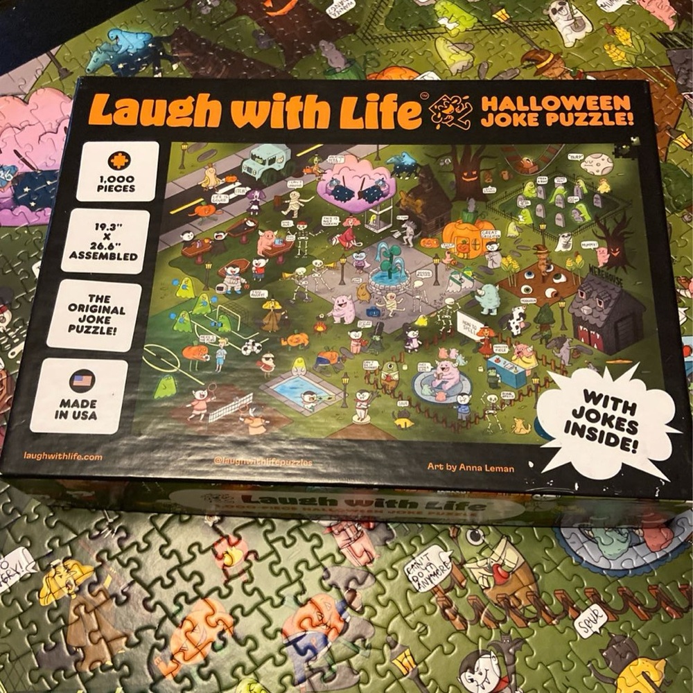Halloween Joke Puzzle - 1000 Pieces